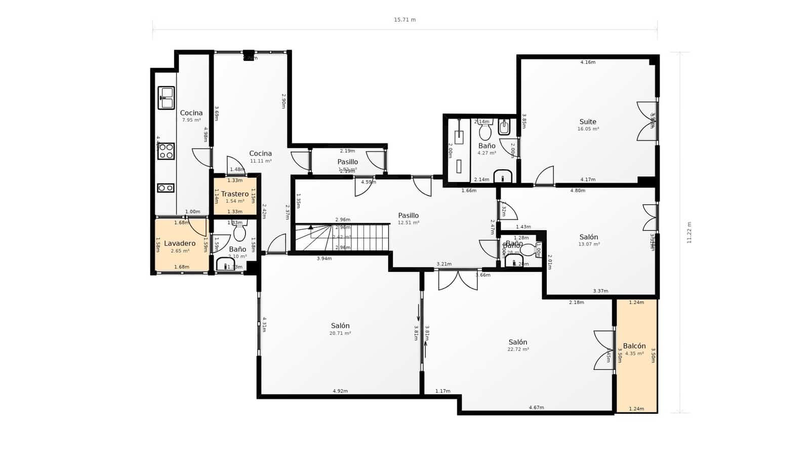 4 sovrum Lägenhet till salu i Cordoba stad med garage - 700 000 € (Ref: 10036297)