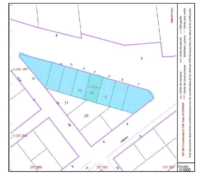 Ubebygd land til salgs i Tietar - € 143 120 (Ref: 10039336)
