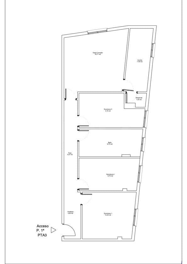 3 slaapkamer Appartement te koop in Albocasser - € 110.000 (Ref: 10042050)