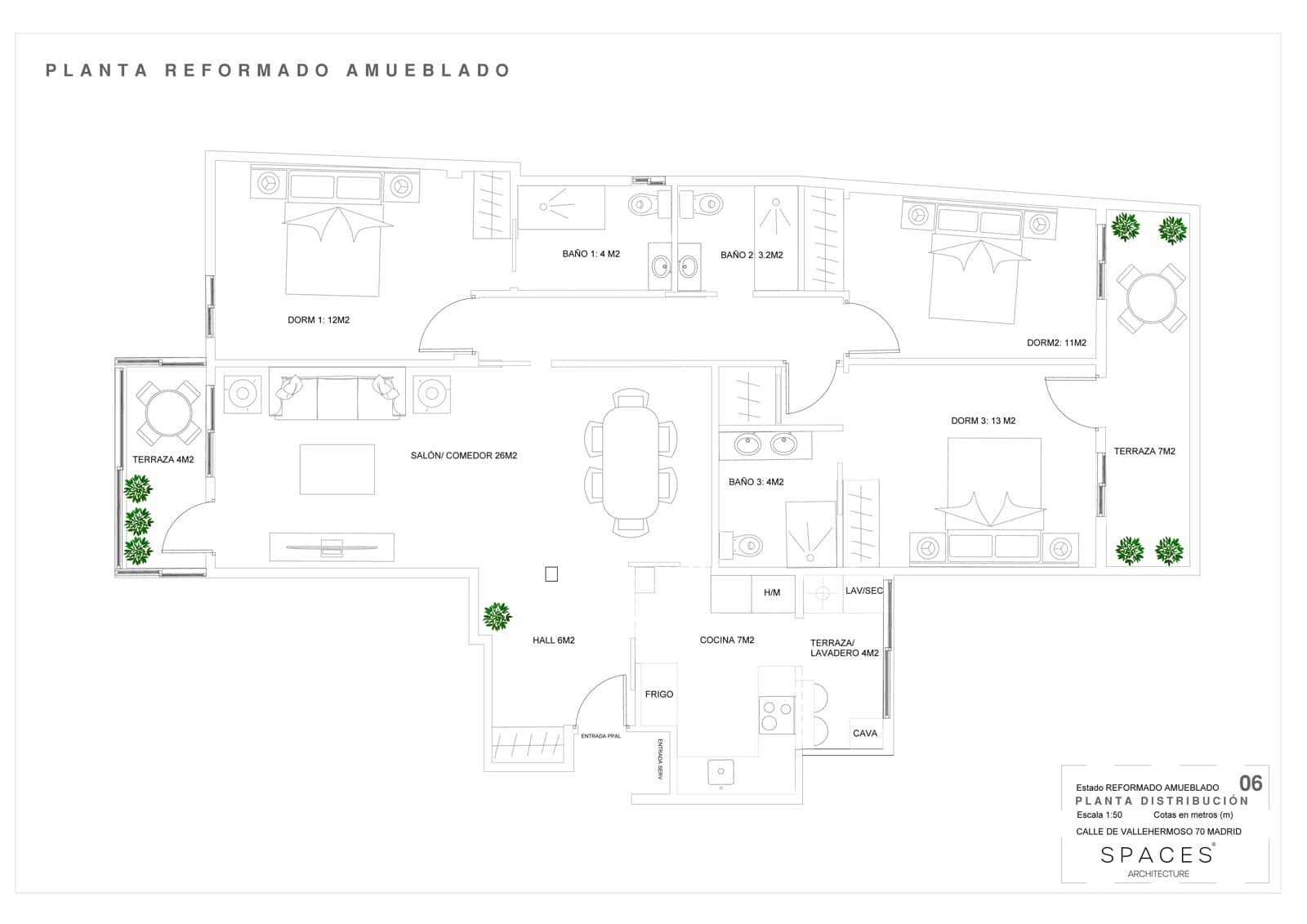3 camera da letto Appartamento in vendita in Madrid citta - 1.390.000 € (Rif: 10045971)