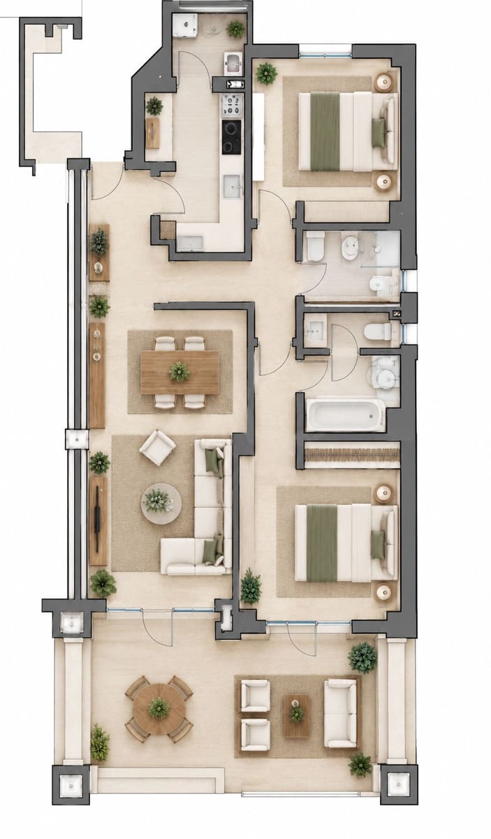 2 bedroom Apartment for sale in Torrox with pool garage - € 450,000 (Ref: 10046681)