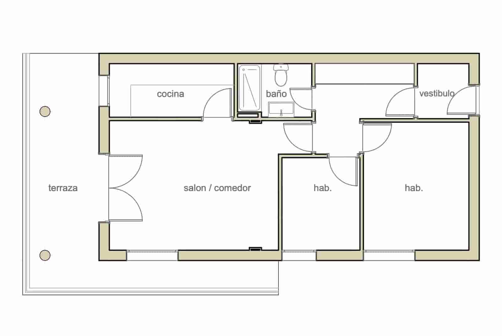 2 soveværelse Lejlighed til salg i Castelldefels med swimmingpool - € 450.000 (Ref: 10052099)