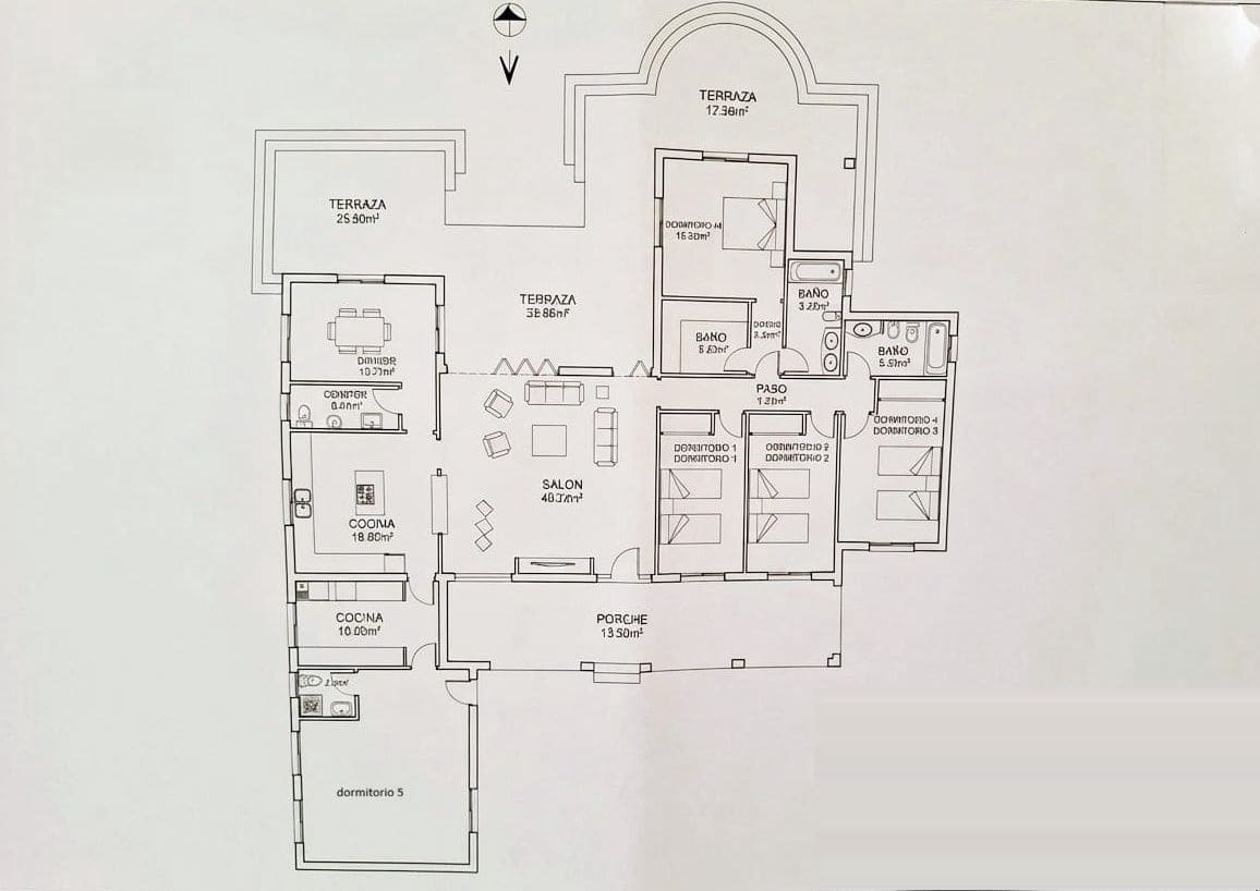 5 bedroom Villa for sale in Totana - € 290,000 (Ref: 10054542)
