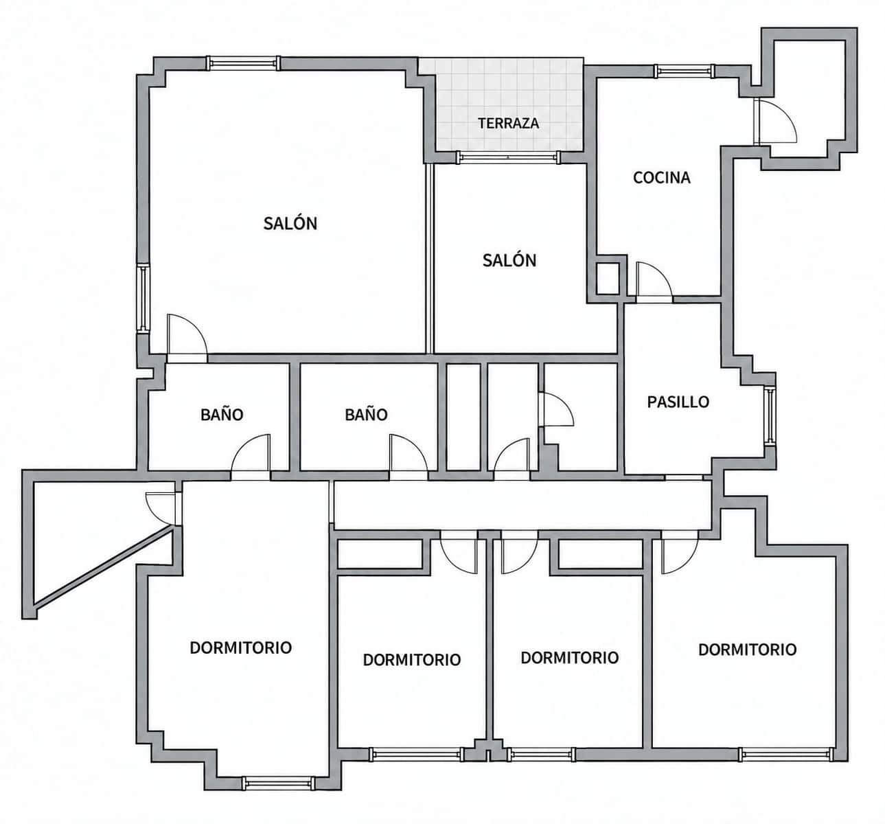 Apartamento de 5 habitaciones en Madrid ciudad en venta - 995.000 € (Ref: 10054548)