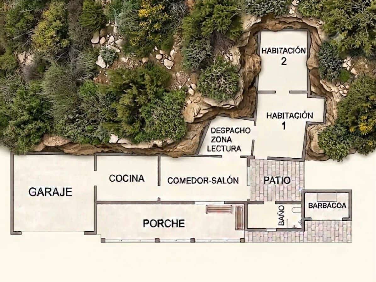 2 bedroom Finca/Country House for sale in Puerto Lumbreras with garage - € 125,000 (Ref: 10062875)