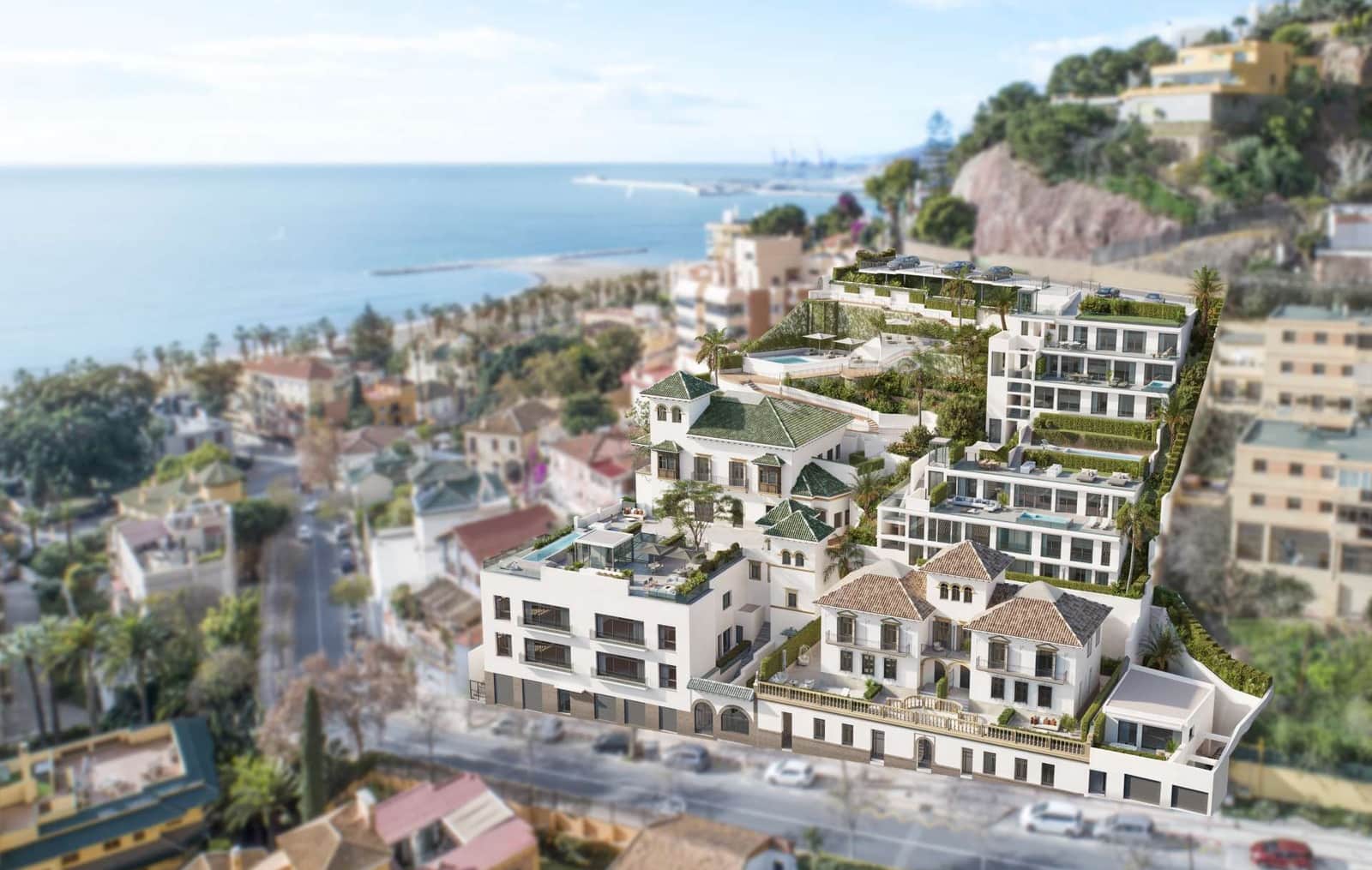 2 Zimmer Apartment zu verkaufen in Malaga Stadt mit Pool - 915.000 € (Ref: 10062893)