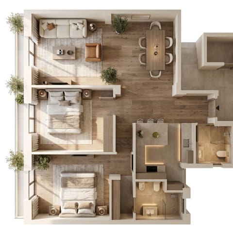 2 Zimmer Apartment zu verkaufen in Abla - 760.000 € (Ref: 10065129)