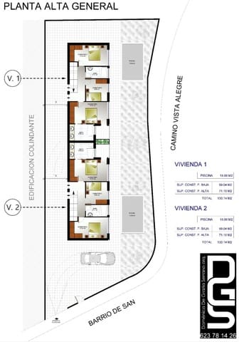 Byggetomt til salgs i Breña Baja - € 170 000 (Ref: 10075576)