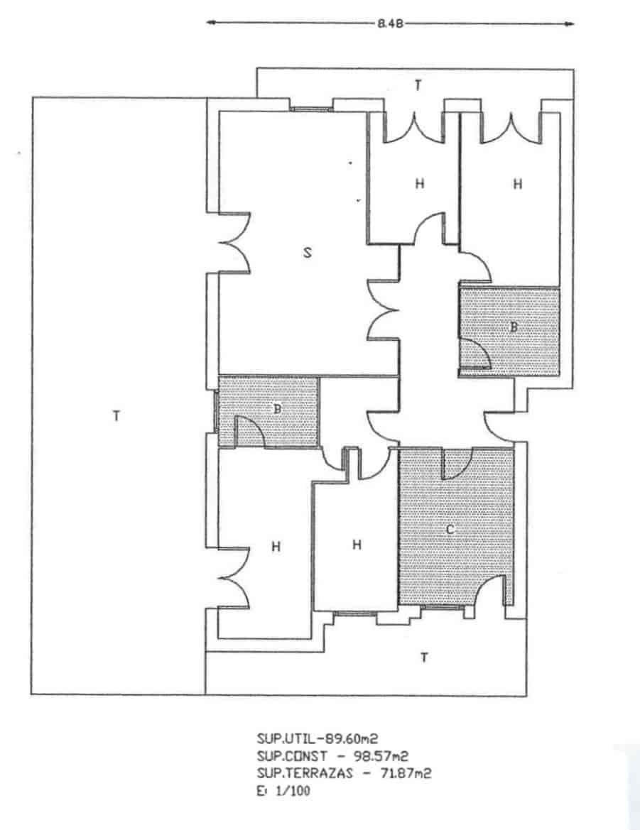 4 soveværelse Penthouse til salg i Vilanova i la Geltru - € 430.000 (Ref: 10077396)