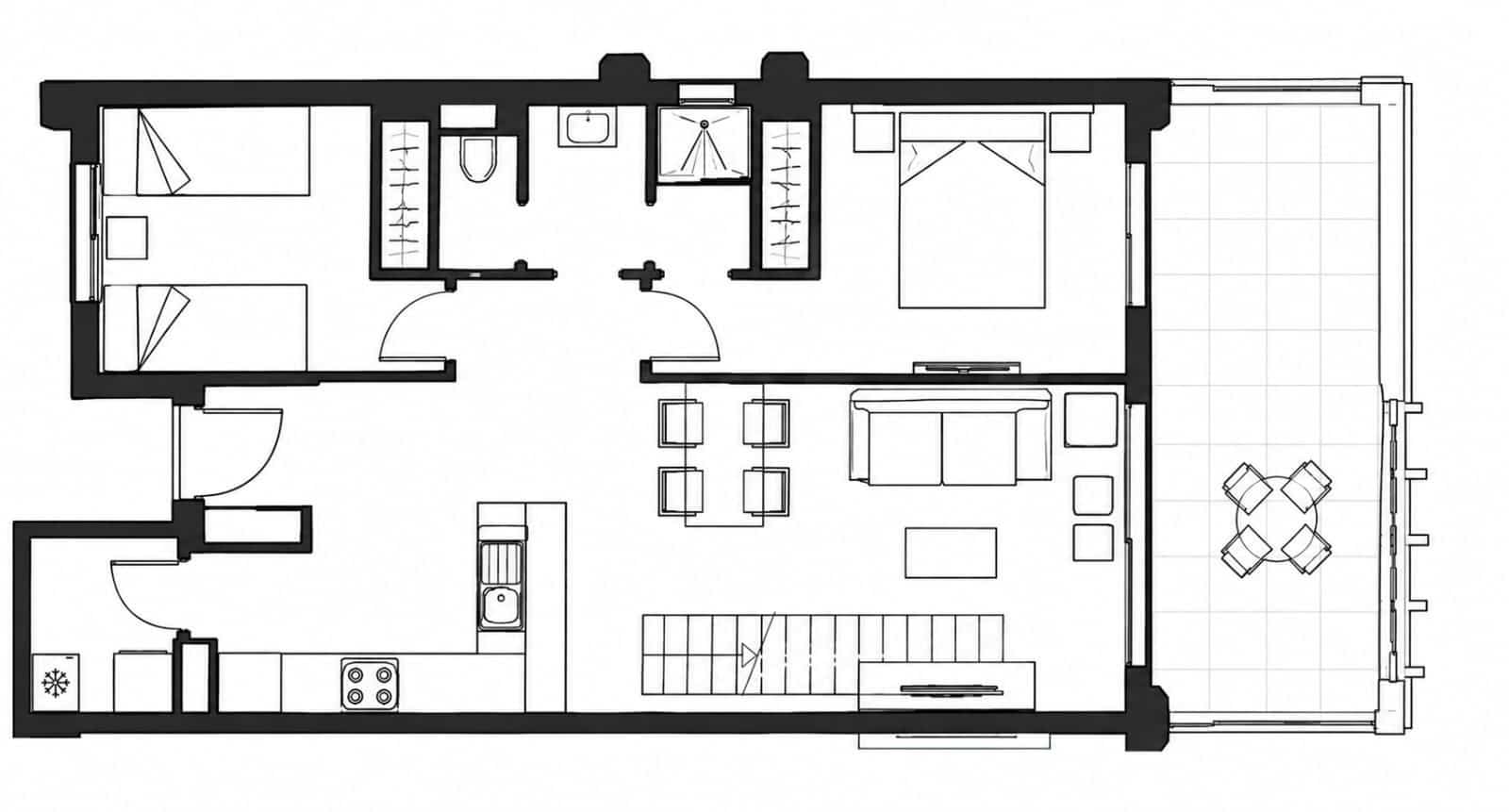 2 Zimmer Apartment zu verkaufen in Pulpi mit Pool Garage - 229.000 € (Ref: 10085404)