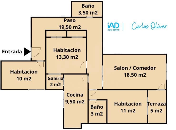 3 soveværelse Lejlighed til salg i Alicante by med garage - € 229.000 (Ref: 10085408)