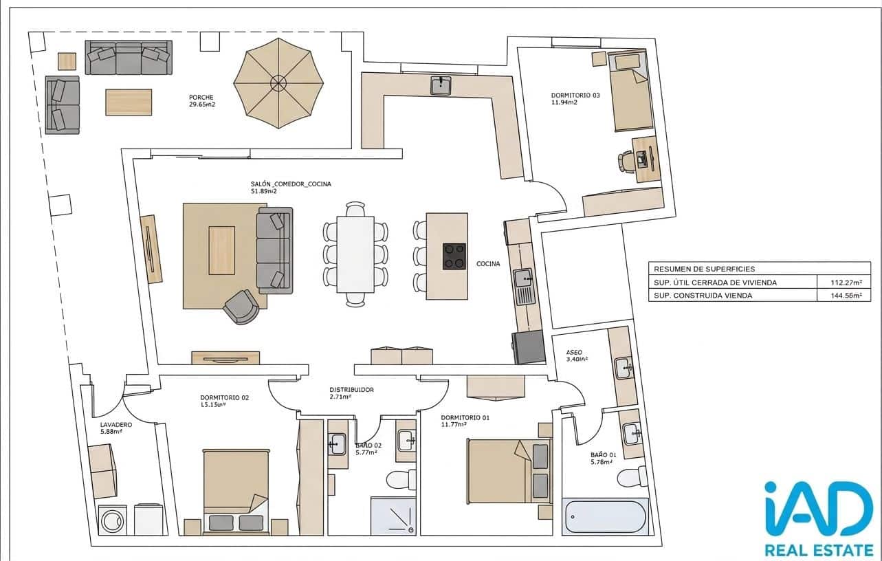 9 slaapkamer Finca/Landhuis te koop in Aguilas met zwembad garage - € 989.000 (Ref: 10086077)