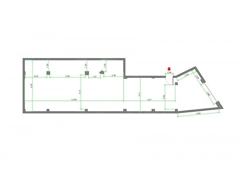 1 bedroom Commercial for rent in Denia - € 1,000 (Ref: 10086768)
