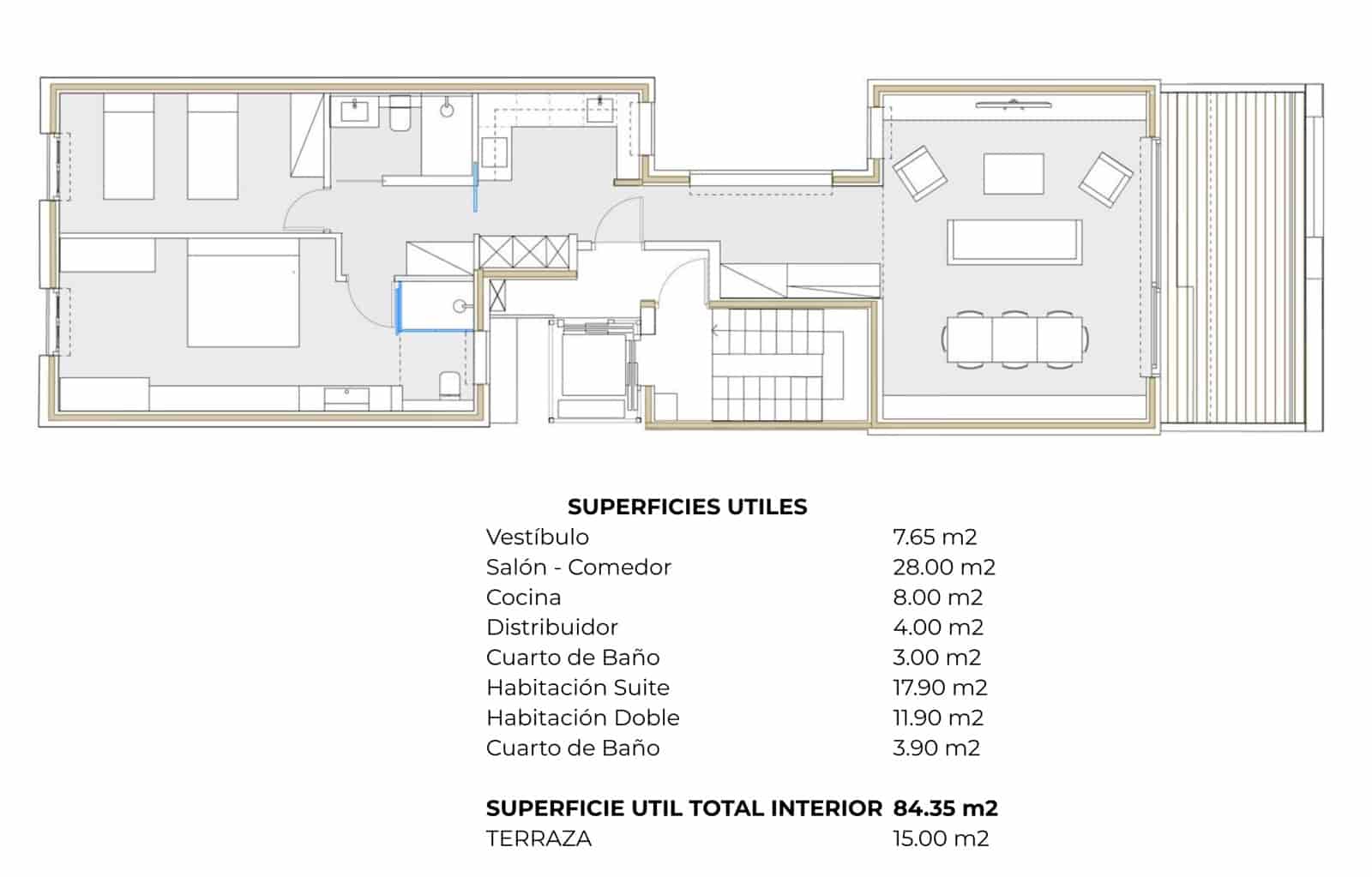 2 camera da letto Attico in vendita in Barcelona citta - 1.200.000 € (Rif: 10090960)
