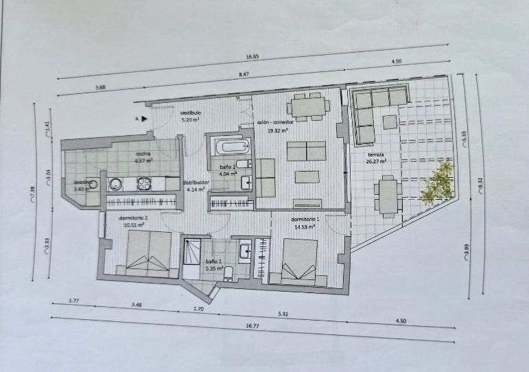 Apartamento de 2 habitaciones en Rincón de la Victoria en venta con piscina garaje - 450.000 € (Ref: 10094083)