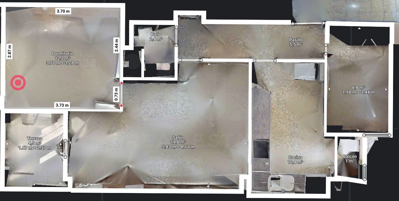 Apartamento de 2 habitaciones en Zaragoza ciudad en venta - 149.000 € (Ref: 10100228)