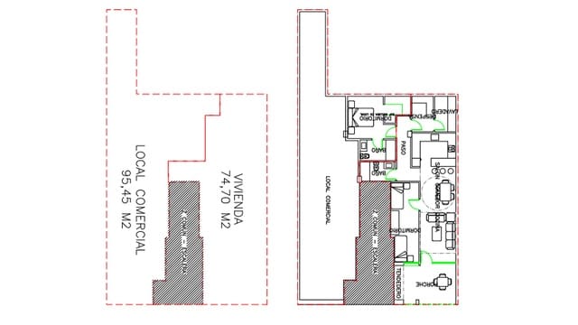 4 quarto Comercial para venda em Florida Baja, Alicante cidade - 160 000 € (Ref: 10100230)