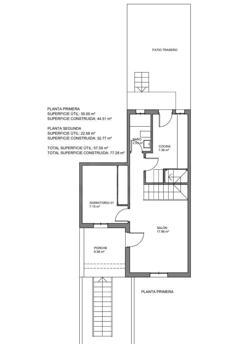 3 chambre Villa/Maison Mitoyenne à vendre à Almonte - 375 000 € (Ref: 10111257)