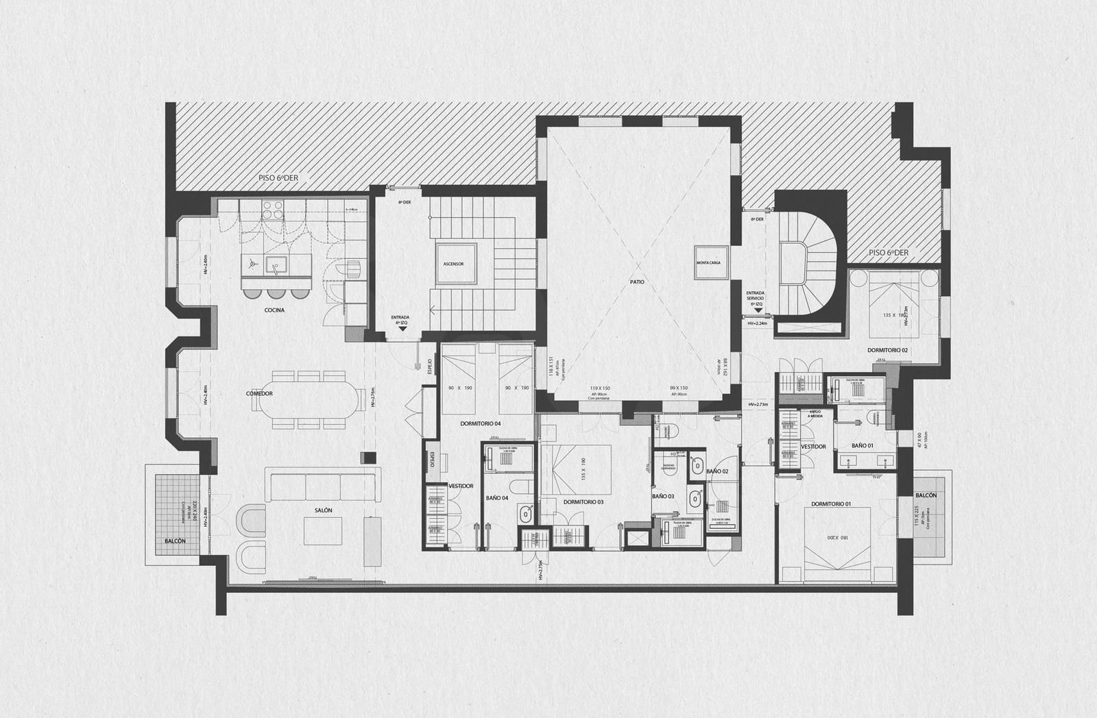 4 sovrum Lägenhet till salu i Madrid stad - 2 359 000 € (Ref: 10114589)