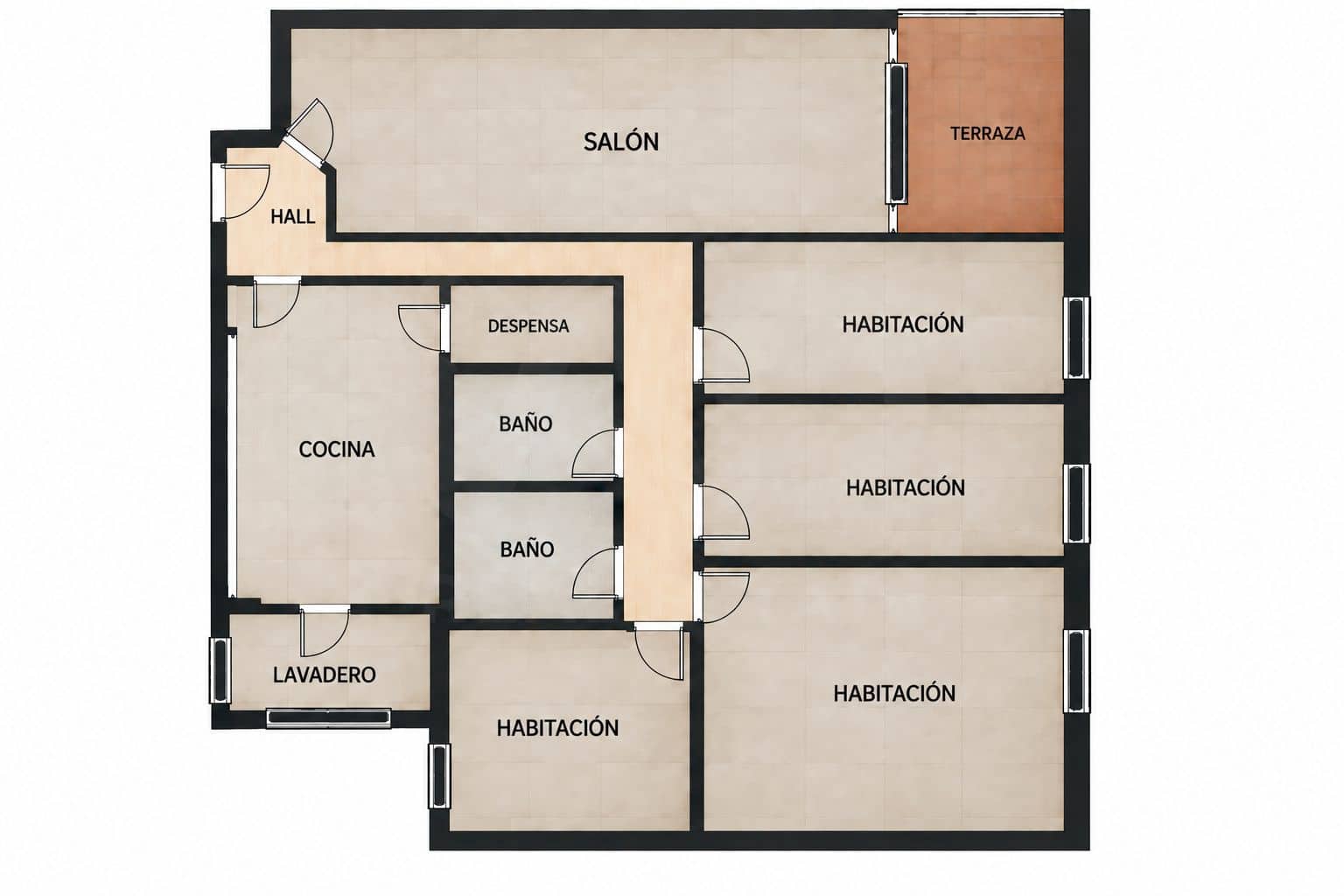 4 bedroom Apartment for sale in Abaran with garage - € 109,000 (Ref: 10114590)
