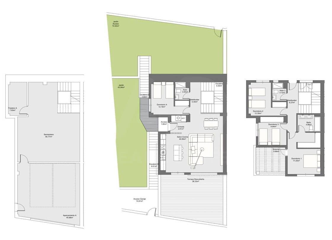 4 makuuhuone Rivitalo myytävänä paikassa Torremolinos mukana uima-altaan 
autotalli - 995 000 € (Ref: 10114592)