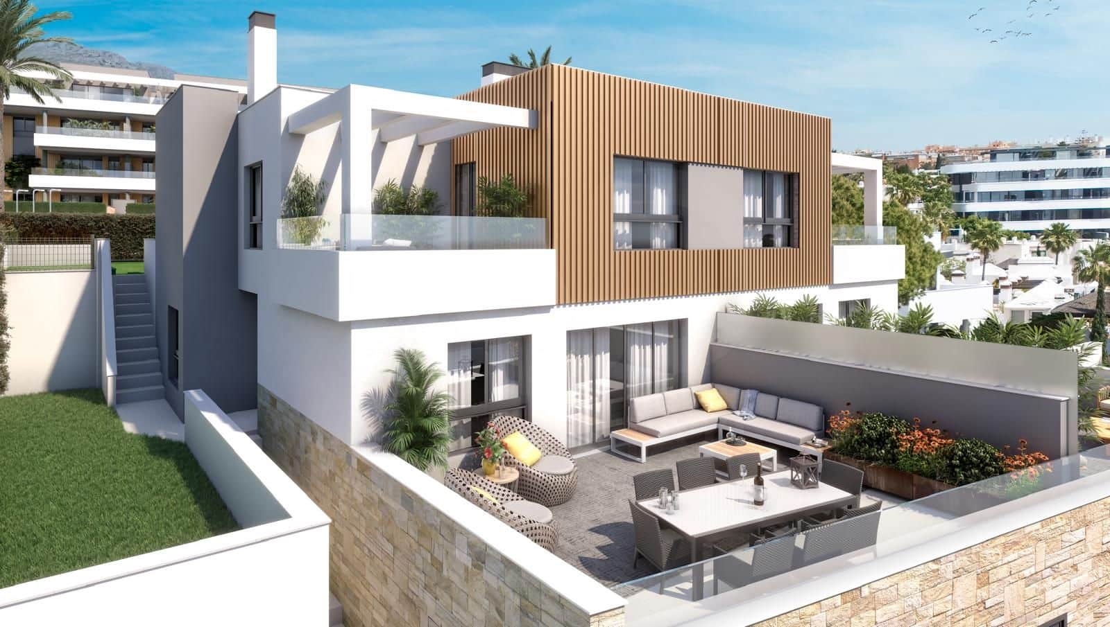 4 makuuhuone Rivitalo myytävänä paikassa Torremolinos mukana uima-altaan 
autotalli - 995 000 € (Ref: 10114592)