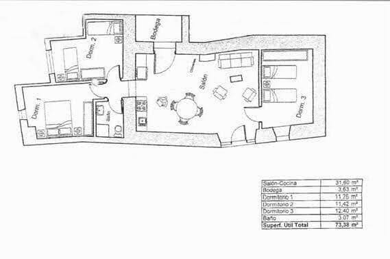 3 bedroom Apartment for sale in Castiello de Jaca - € 216,000 (Ref: 10118672)