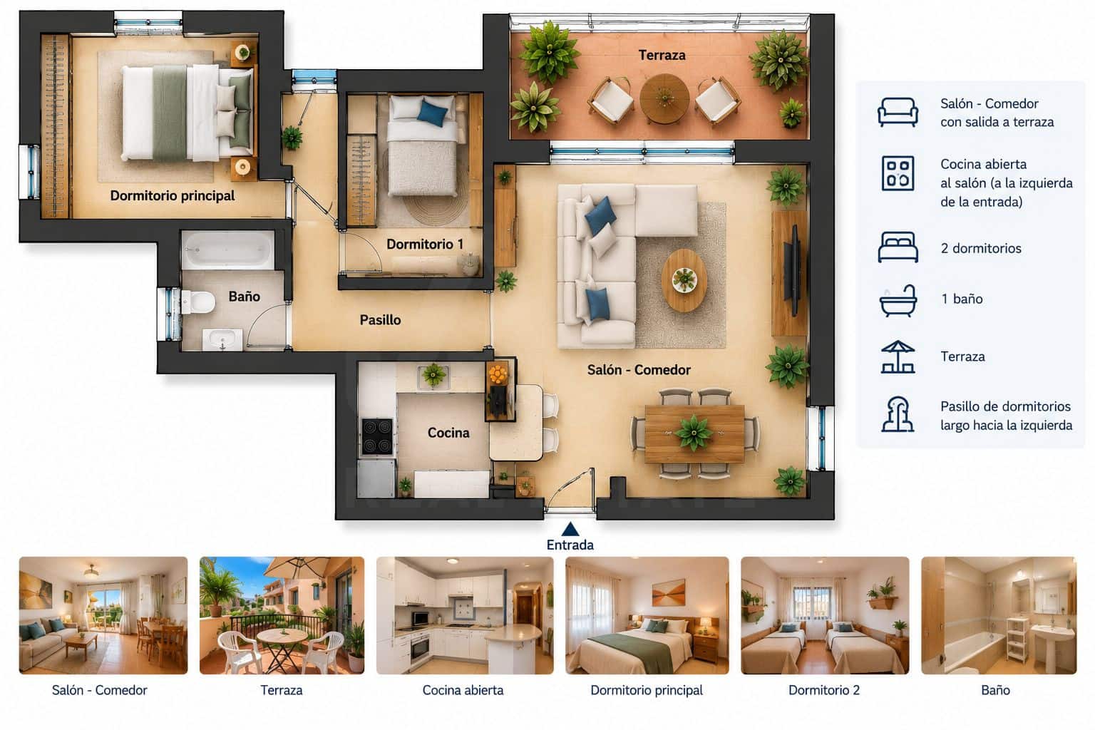 2 bedroom Apartment for sale in Torrox with pool - € 280,000 (Ref: 10120913)