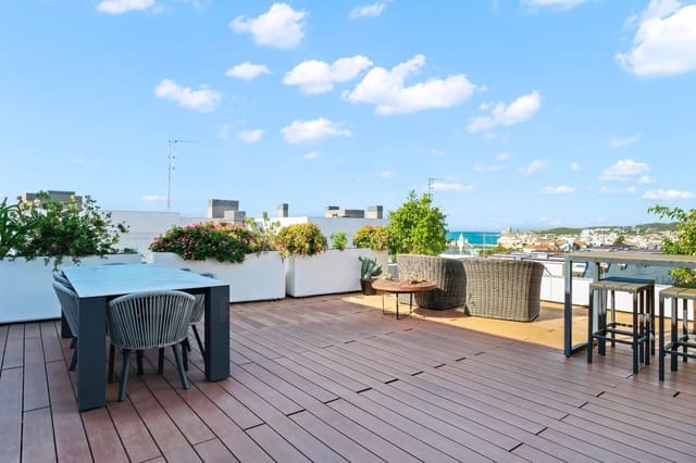 3 soverom Penthouse til salgs i Sitges med svømmebasseng garasje - € 1 450 000 (Ref: 10121209)