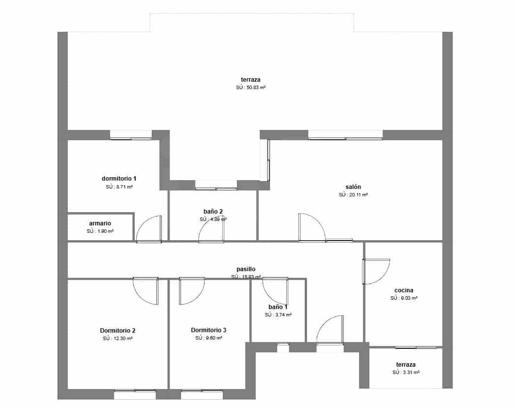 3 Zimmer Penthouse zu verkaufen in Roquetas de Mar mit Pool Garage - 315.000 € (Ref: 10125220)