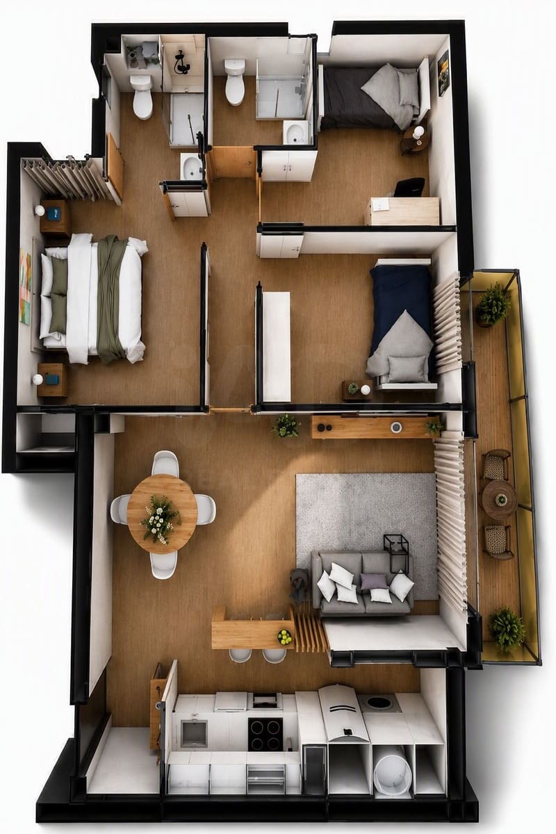 3 sovrum Lägenhet till salu i Coslada - 357 000 € (Ref: 10130861)