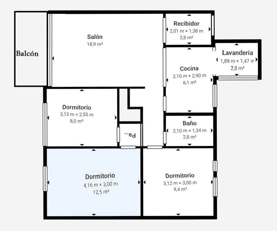 3 soverom Leilighet til salgs i Palma de Mallorca - € 240 000 (Ref: 10139678)