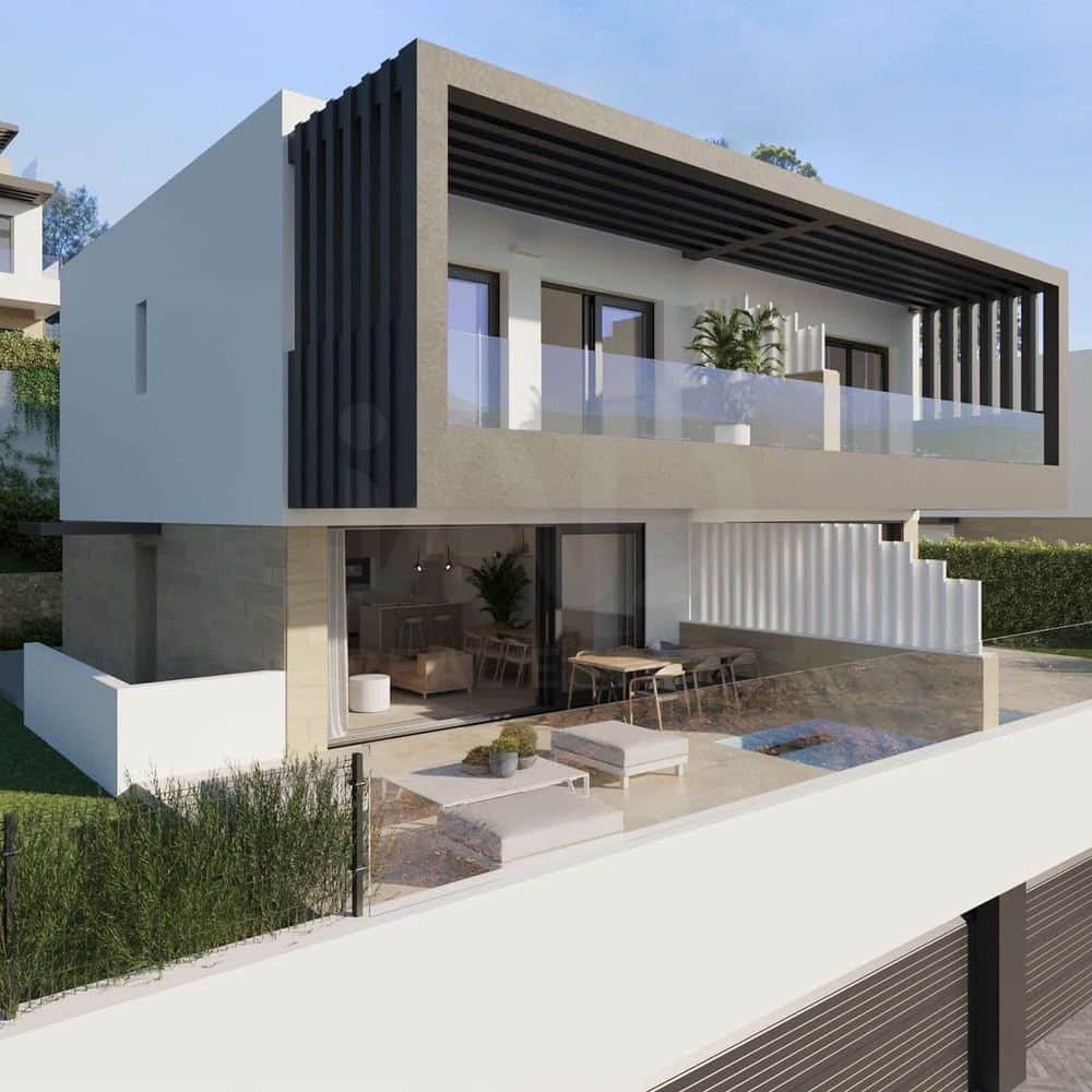 3 soverom Kjedet enebolig til salgs i Estepona med svømmebasseng garasje - € 775 000 (Ref: 10148226)