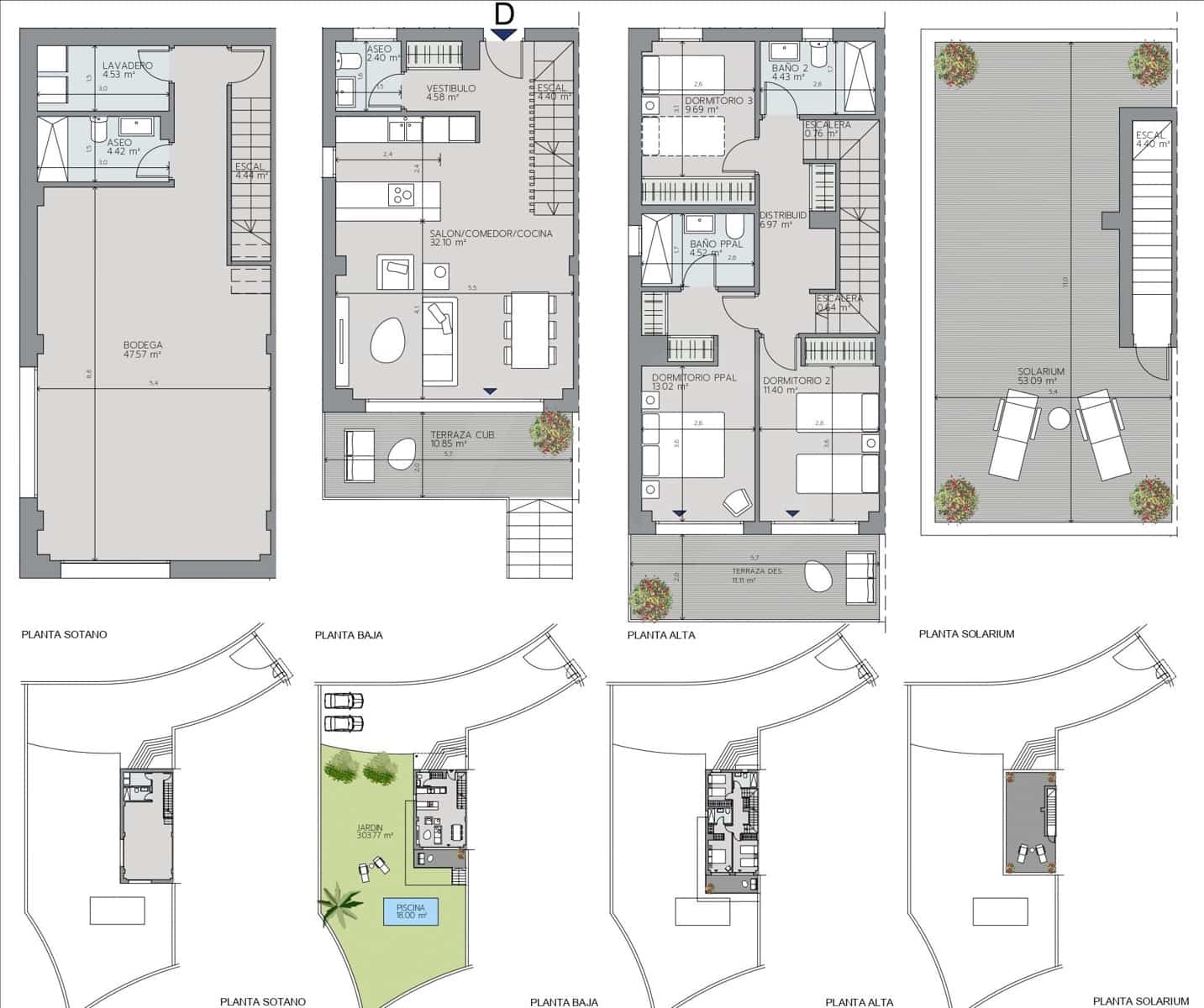 2 soveværelse Penthouse til salg i Benalmadena med swimmingpool garage - € 648.000 (Ref: 10150117)