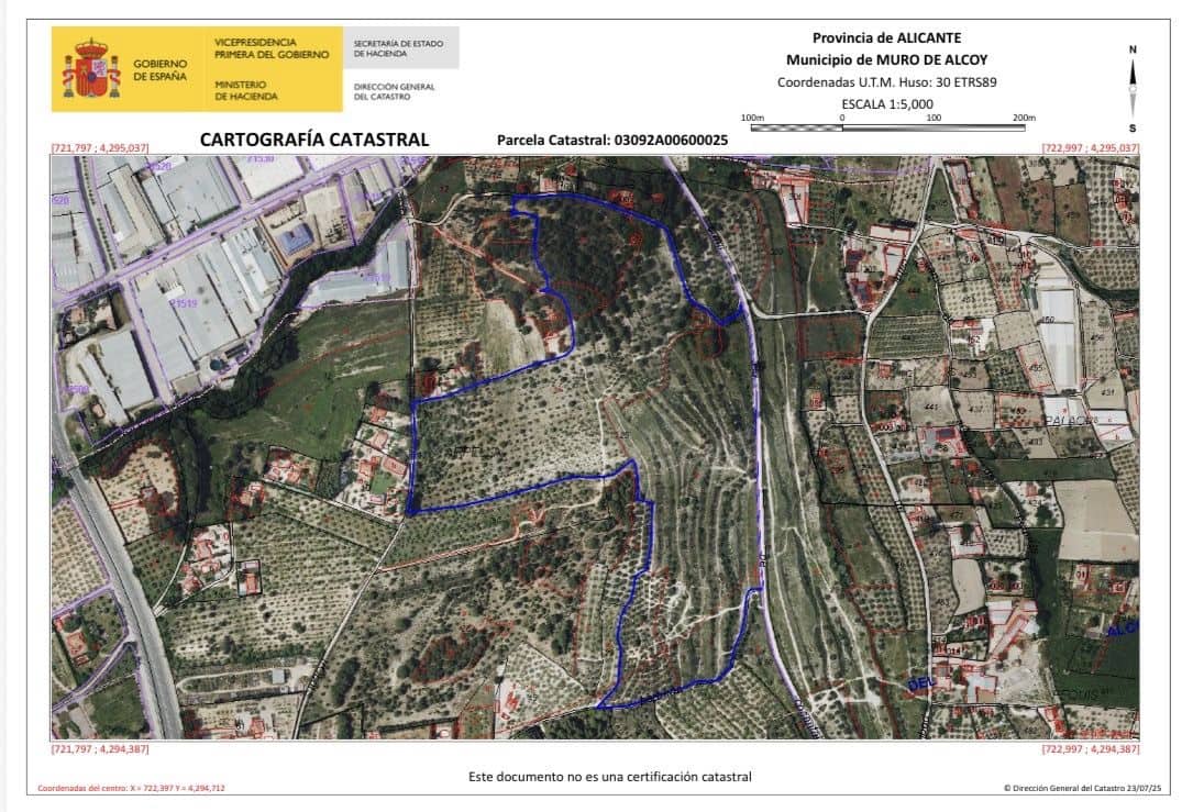 Building Plot for sale in Muro de Alcoy - € 3,500,000 (Ref: 10157717)