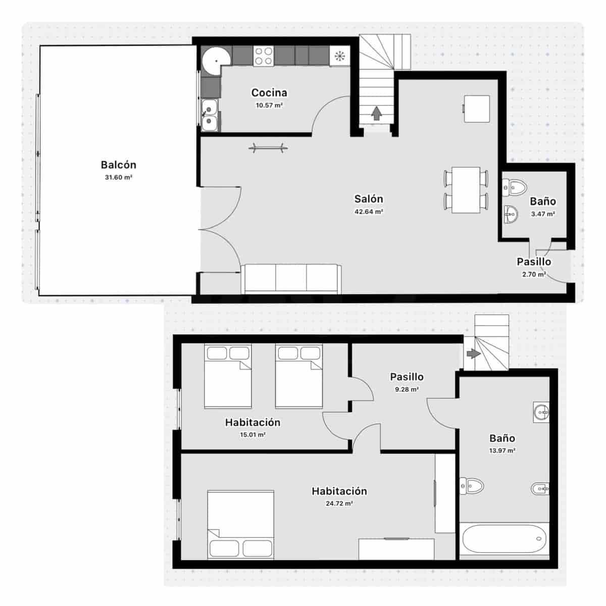 2 bedroom Apartment for sale in Alcala de la Selva with garage - € 195,000 (Ref: 10158898)