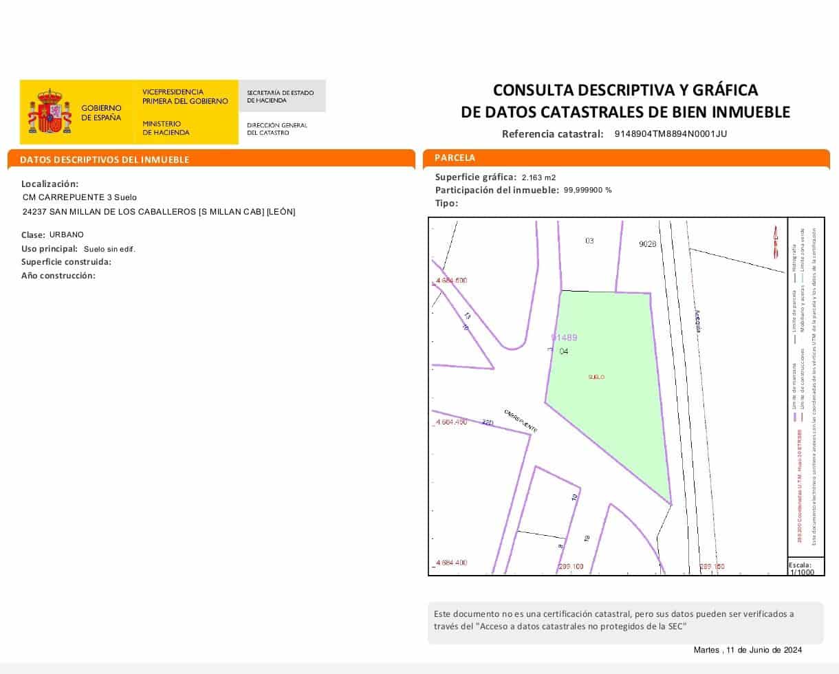 Building Plot for sale in San Millan de los Caballeros - € 25,800 (Ref: 10162247)