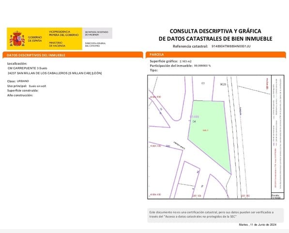 Building Plot for sale in San Millán de los Caballeros - € 25,800 (Ref: 10162247)
