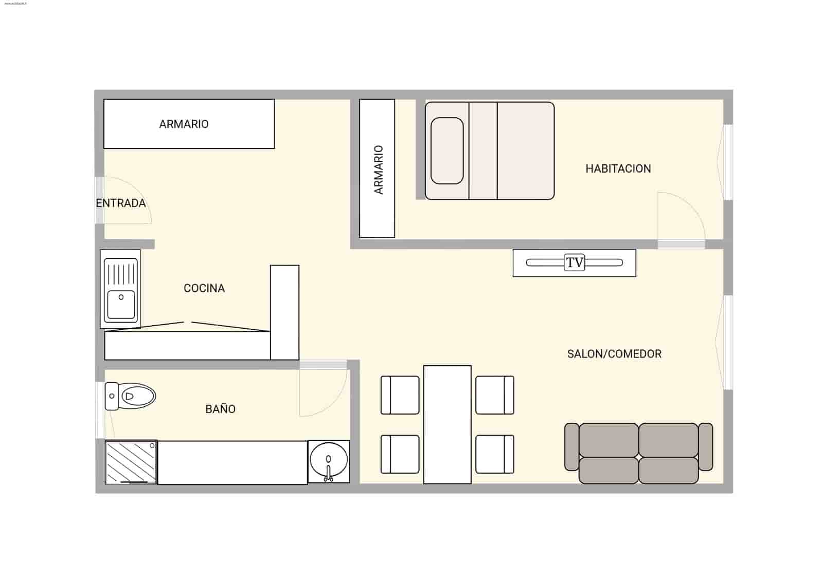 1 Zimmer Apartment zu verkaufen in Barcelona Stadt - 240.000 € (Ref: 10163647)