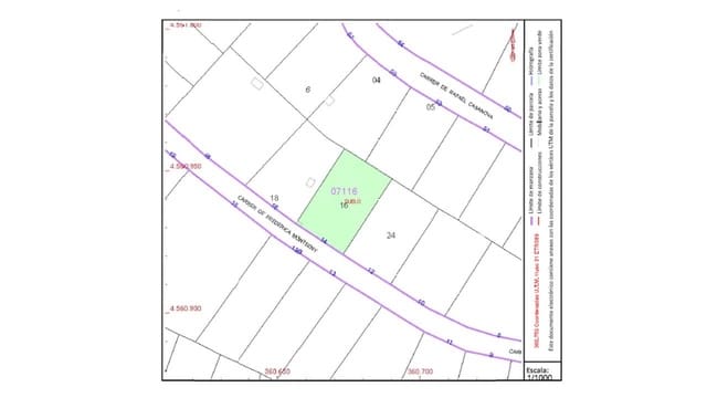 Bauplatz zu verkaufen in El Catllar - 87.000 € (Ref: 10165702)