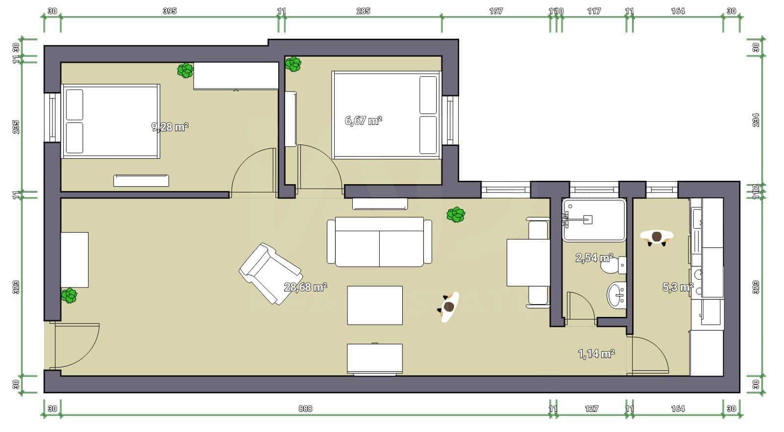 2 bedroom Apartment for sale in Madrid city - € 420,000 (Ref: 10169359)