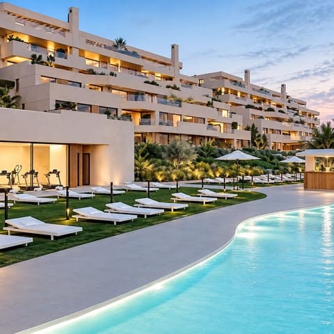 2 soveværelse Lejlighed til salg i La Alcaidesa med swimmingpool garage - € 510.000 (Ref: 10176224)