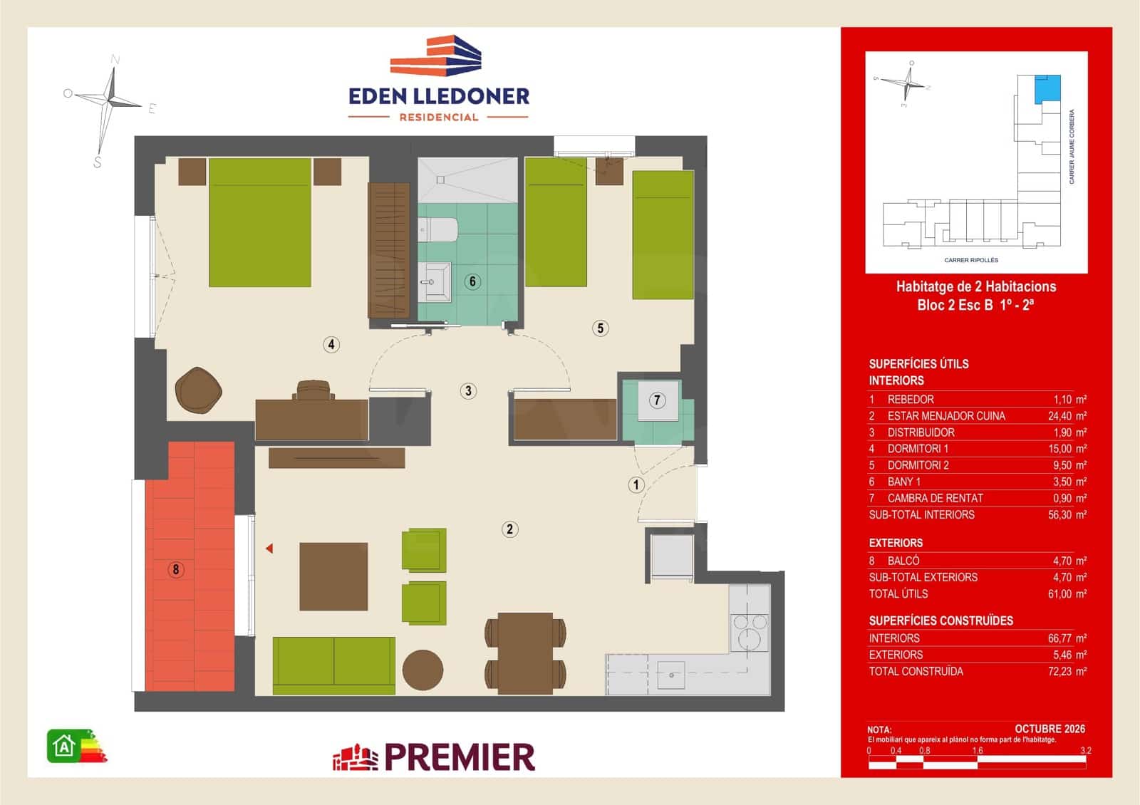 2 bedroom Apartment for sale in Granollers - € 254,000 (Ref: 10176232)