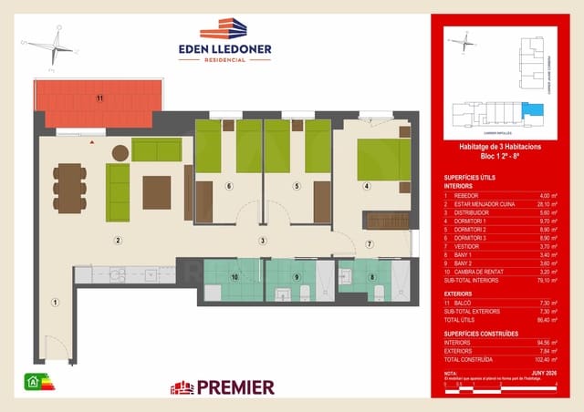 3 Zimmer Apartment zu verkaufen in Granollers - 356.000 € (Ref: 10176240)