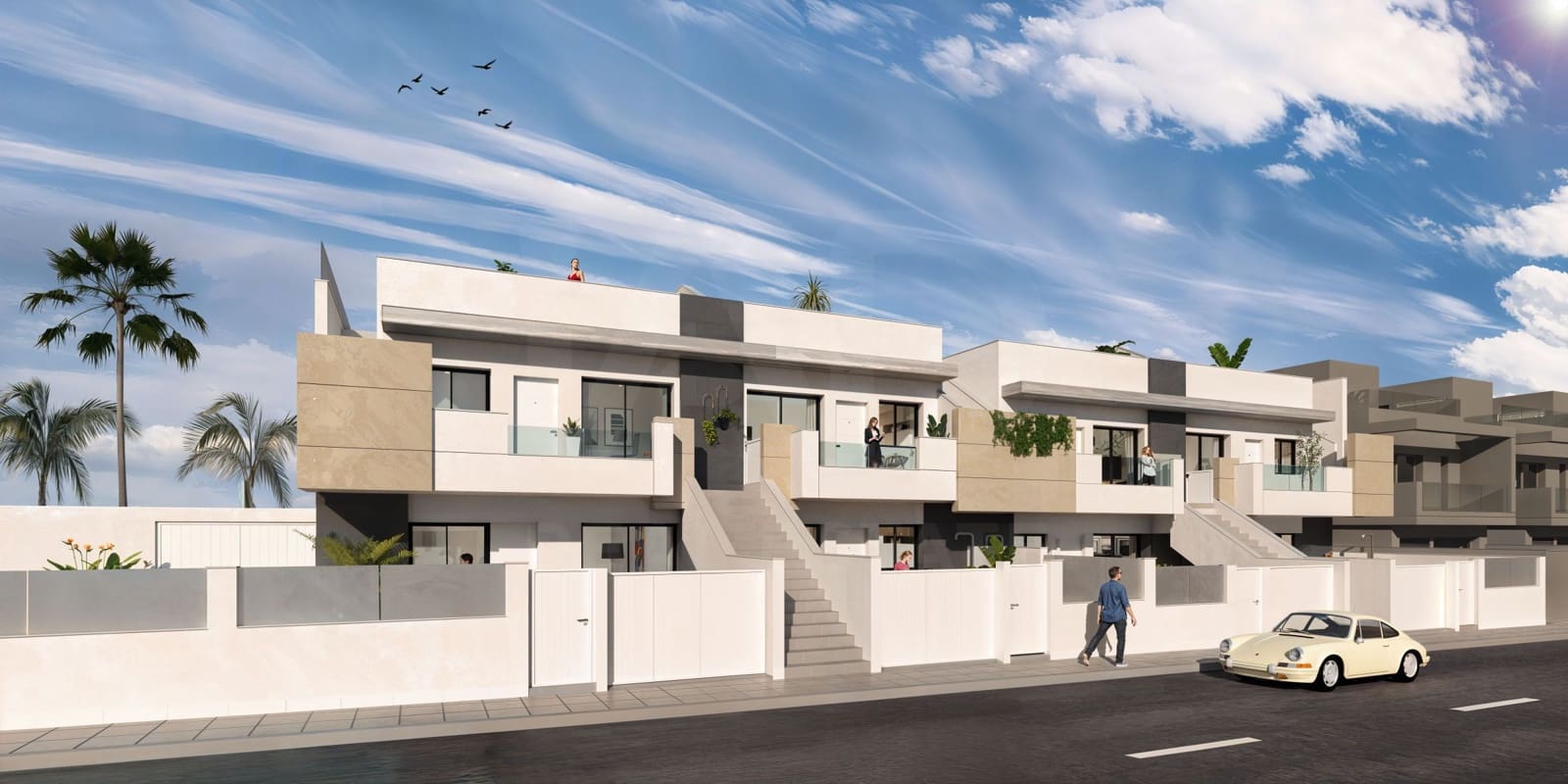 2 soveværelse Byhus til salg i San Pedro del Pinatar med swimmingpool - € 319.900 (Ref: 10182385)