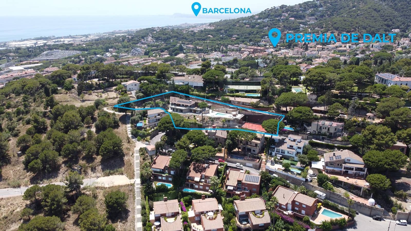 Byhus til salg i Premia de Dalt med swimmingpool garage - € 2.980.000 (Ref: 10186072)