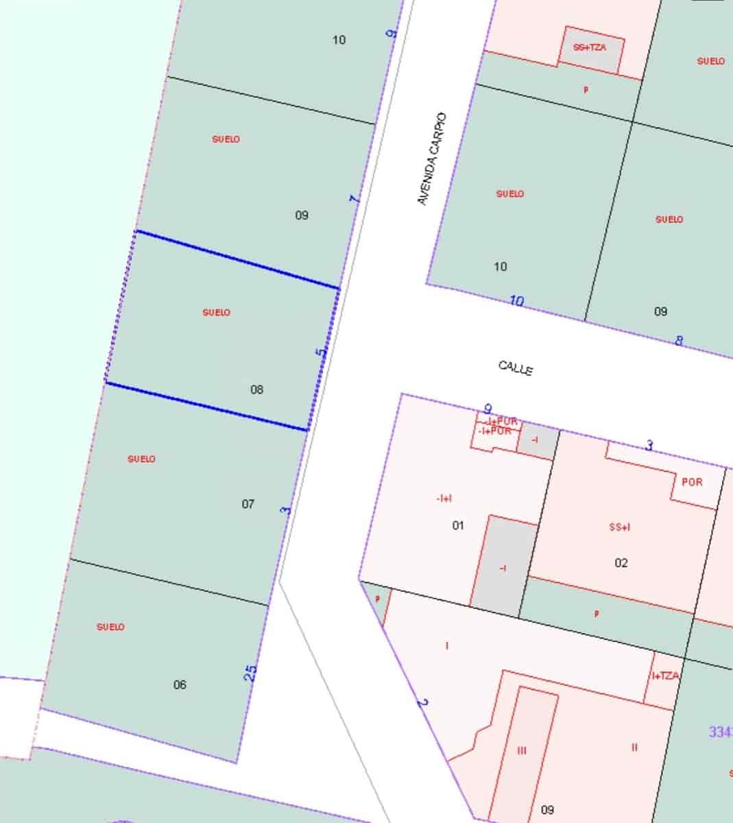 Tontti myytävänä paikassa La Puebla de Montalban - 62 500 € (Ref: 10186311)