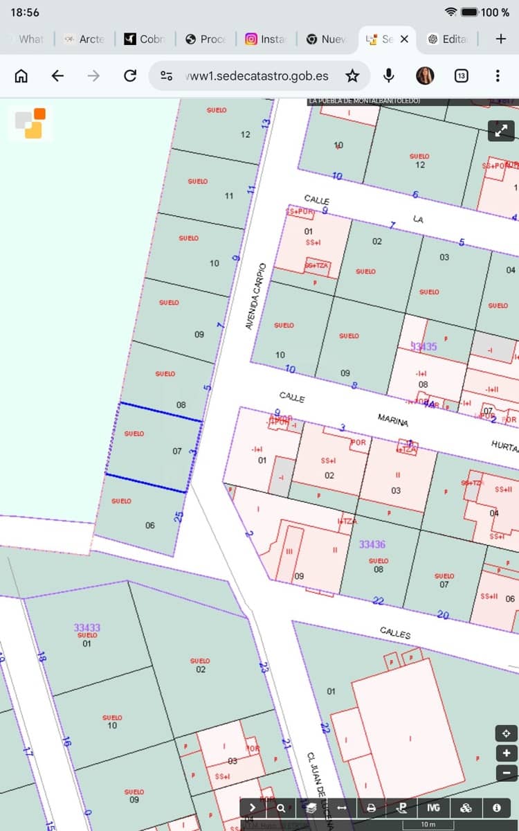 Tontti myytävänä paikassa La Puebla de Montalban - 62 500 € (Ref: 10186311)
