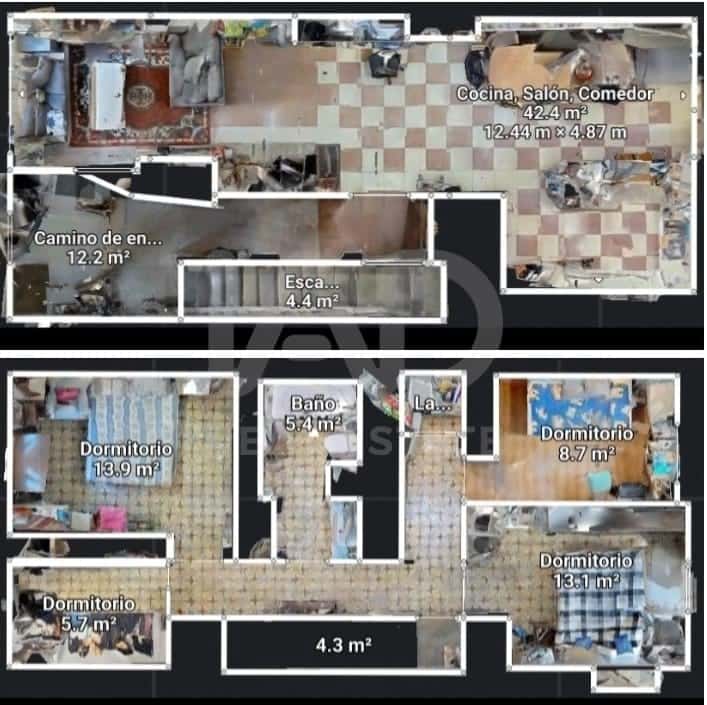4 camera da letto Casa in vendita in Lleida citta con garage - 175.000 € (Rif: 9987345)