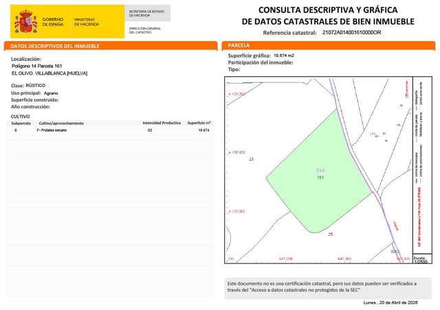 Grond te koop in Villablanca - € 110.500 (Ref: 9987494)
